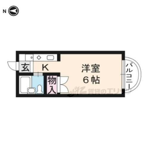 京都府京都市左京区下鴨松ノ木町 鞍馬口駅 1K マンション 賃貸物件詳細