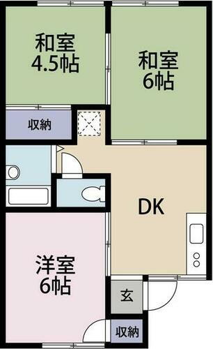 静岡県富士市本市場 3DK アパート 賃貸物件詳細