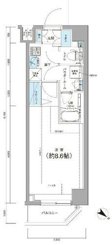 東京都世田谷区北烏山９丁目 千歳烏山駅 1K マンション 賃貸物件詳細