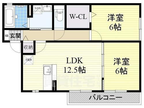大阪府大阪市東住吉区公園南矢田１丁目 矢田駅 2LDK アパート 賃貸物件詳細