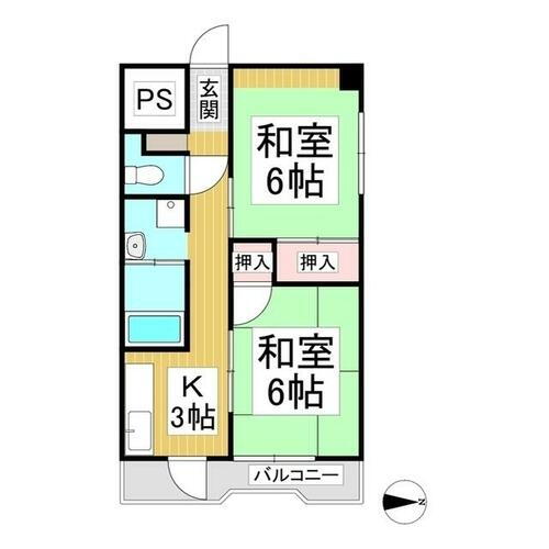 長野県下高井郡山ノ内町大字平穏 湯田中駅 2K アパート 賃貸物件詳細