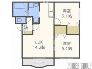 北海道札幌市北区篠路五条９丁目 篠路駅 2LDK マンション 賃貸物件詳細