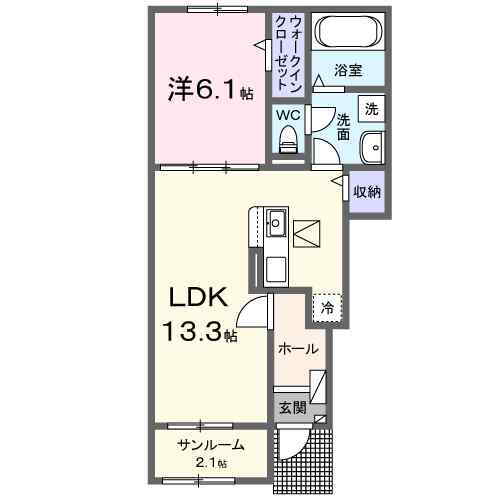 茨城県笠間市平町 友部駅 1LDK アパート 賃貸物件詳細