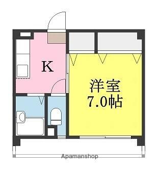 愛媛県松山市和泉北２丁目 土橋駅 1K マンション 賃貸物件詳細