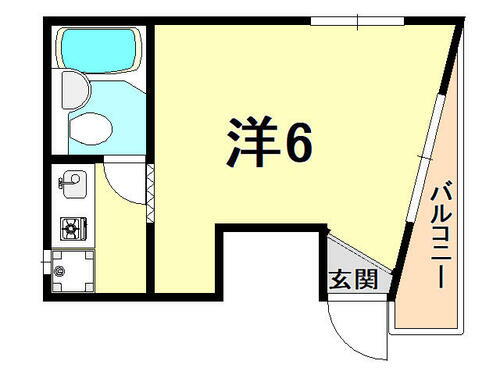 兵庫県神戸市灘区新在家北町１丁目 新在家駅 1K マンション 賃貸物件詳細