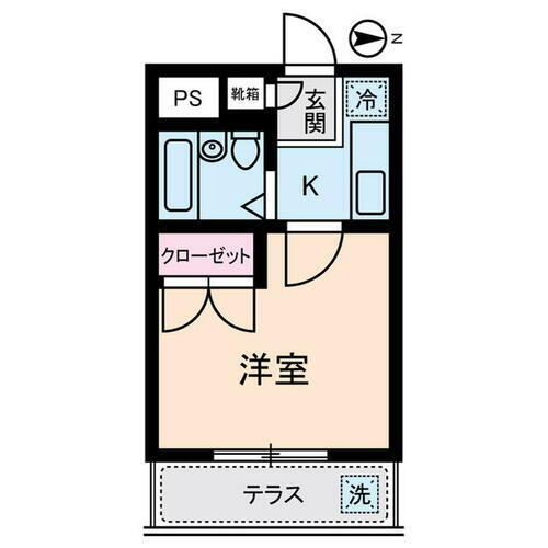 埼玉県草加市旭町４丁目 新田駅 1K マンション 賃貸物件詳細