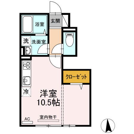 宮城県仙台市宮城野区小田原３丁目 榴ケ岡駅 ワンルーム アパート 賃貸物件詳細