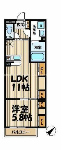 神奈川県横浜市栄区飯島町 大船駅 1LDK アパート 賃貸物件詳細