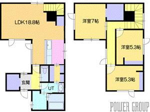 北海道恵庭市福住町３丁目 賃貸一戸建て