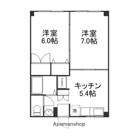 ドリームハウス串町Ⅲ棟 1階 2K 賃貸物件詳細