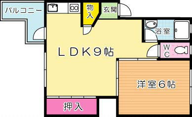 福岡県北九州市小倉北区都１丁目 南小倉駅 1LDK マンション 賃貸物件詳細