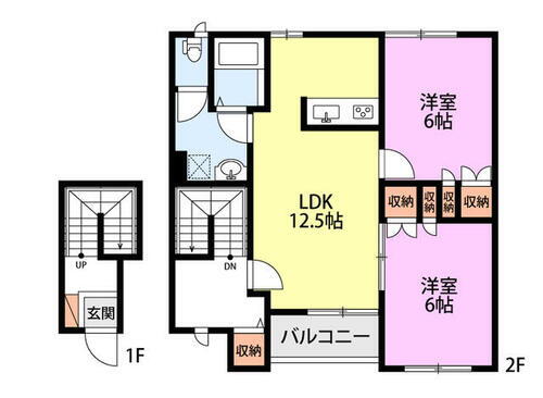 新潟県新潟市西区寺地 小針駅 2LDK アパート 賃貸物件詳細