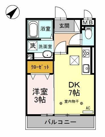 埼玉県熊谷市弥生１丁目 熊谷駅 1DK アパート 賃貸物件詳細