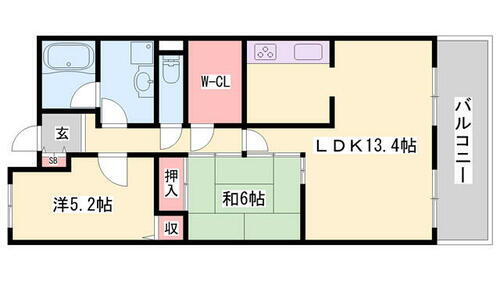 兵庫県三木市別所町小林 志染駅 2LDK マンション 賃貸物件詳細