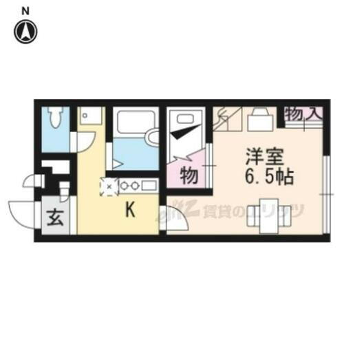 京都府京都市山科区西野野色町 山科駅 1K アパート 賃貸物件詳細