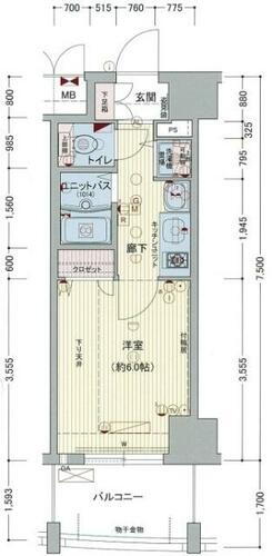 愛知県名古屋市東区泉１丁目 久屋大通駅 1K マンション 賃貸物件詳細