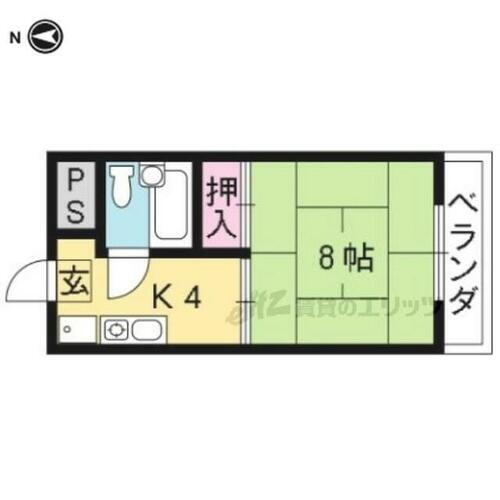 京都府京都市山科区小野西浦 小野駅 1K マンション 賃貸物件詳細