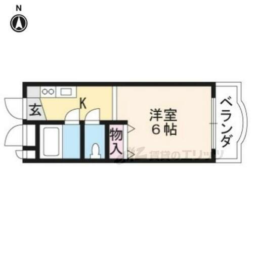 京都府京都市山科区御陵中内町 山科駅 1K マンション 賃貸物件詳細
