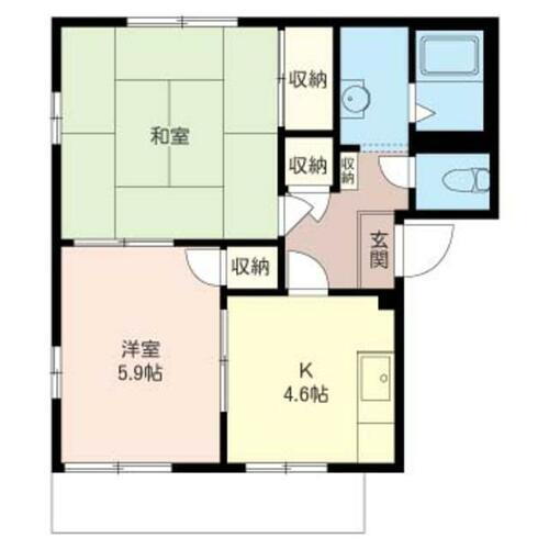 東京都小平市上水南町２丁目 国分寺駅 2K アパート 賃貸物件詳細