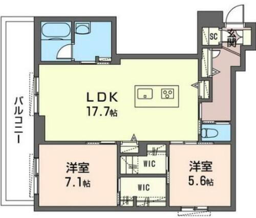 埼玉県新座市野火止６丁目 新座駅 2LDK マンション 賃貸物件詳細