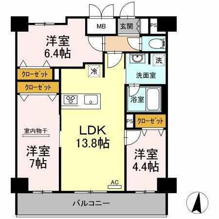 福岡県行橋市門樋町 行橋駅 3LDK マンション 賃貸物件詳細