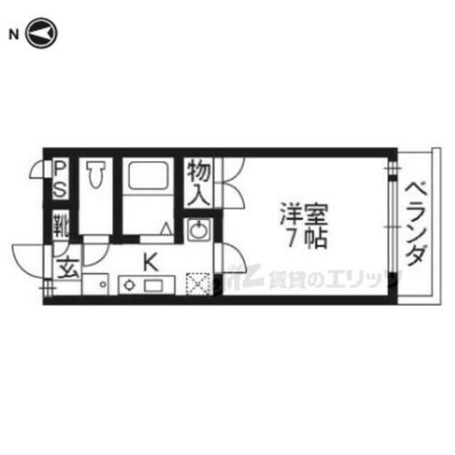 京都府京都市西京区桂西滝川町 桂駅 1K マンション 賃貸物件詳細