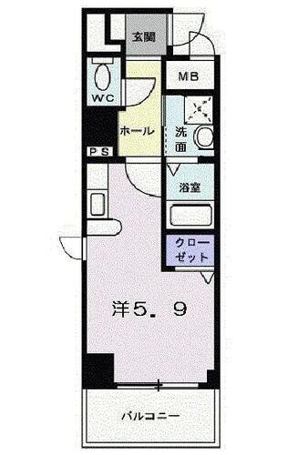 兵庫県西宮市戸田町 西宮駅 ワンルーム マンション 賃貸物件詳細