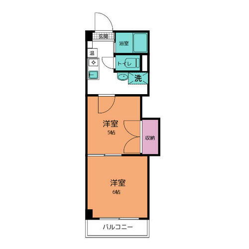 富山県富山市今泉 南富山駅 2K マンション 賃貸物件詳細