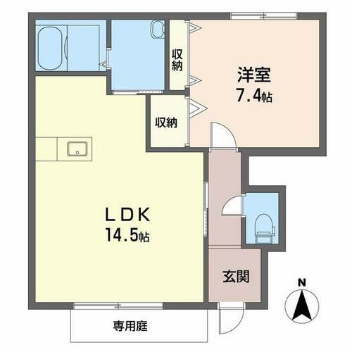 和歌山県和歌山市木ノ本 和歌山市駅 1LDK アパート 賃貸物件詳細