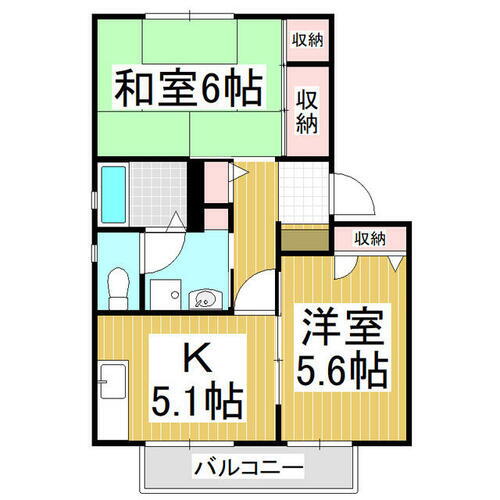 長野県飯田市毛賀 毛賀駅 2K アパート 賃貸物件詳細