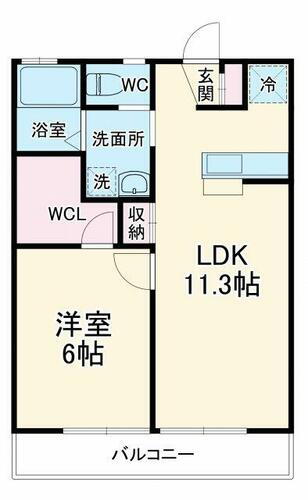 埼玉県草加市栄町３丁目 獨協大学前駅 1LDK アパート 賃貸物件詳細