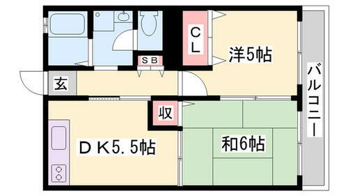 ラフォーレ 2階 2DK 賃貸物件詳細