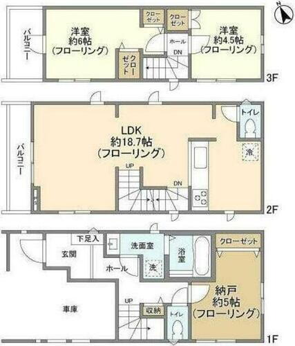 東京都狛江市中和泉５丁目 国領駅 2SLDK 一戸建て 賃貸物件詳細