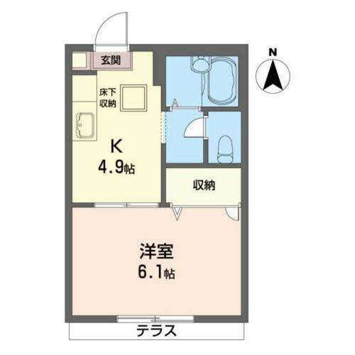 宮城県仙台市泉区南光台４丁目 旭ヶ丘駅 1K アパート 賃貸物件詳細