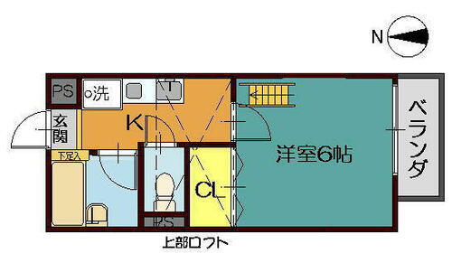 東京都足立区谷中５丁目 北綾瀬駅 1K アパート 賃貸物件詳細