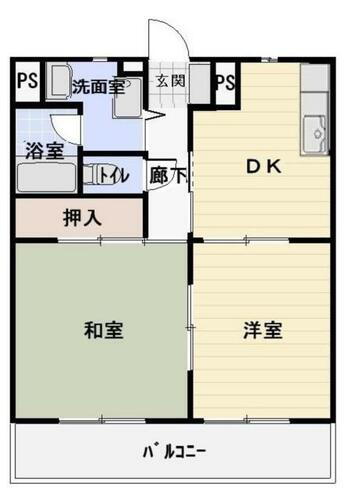 静岡県焼津市与惣次２丁目 焼津駅 2DK マンション 賃貸物件詳細