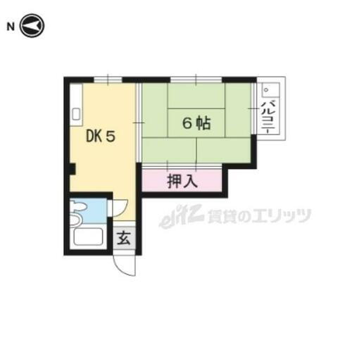 滋賀県大津市本宮２丁目 膳所駅 1DK マンション 賃貸物件詳細