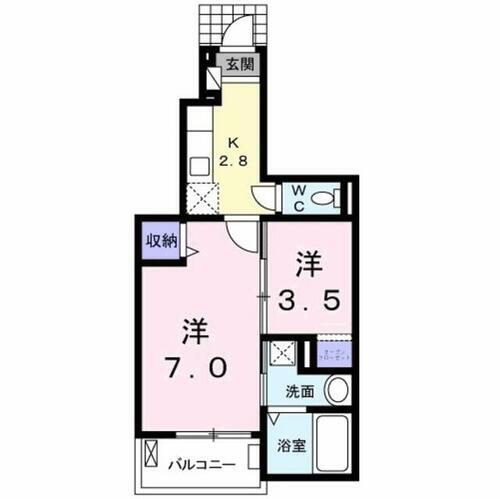 大阪府東大阪市吉田７丁目 東花園駅 1K アパート 賃貸物件詳細