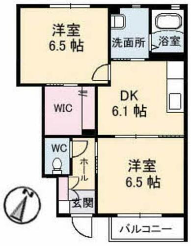 島根県出雲市斐川町上直江 直江駅 2DK アパート 賃貸物件詳細