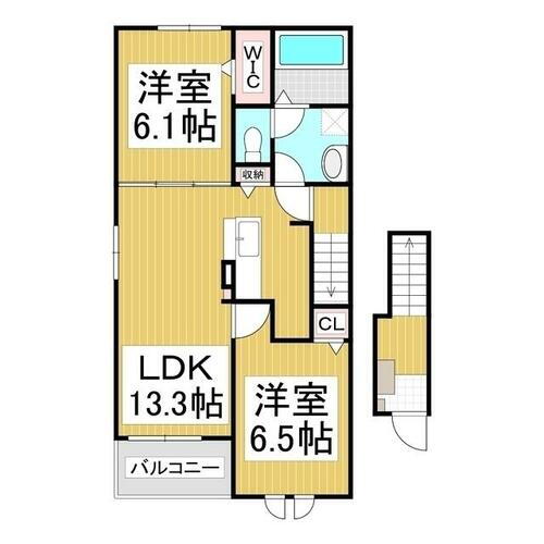 長野県上伊那郡箕輪町大字中箕輪 沢駅 2LDK アパート 賃貸物件詳細