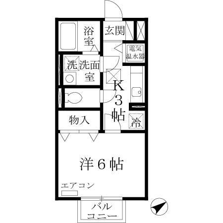 兵庫県姫路市飾磨区今在家北３丁目 英賀保駅 1K アパート 賃貸物件詳細