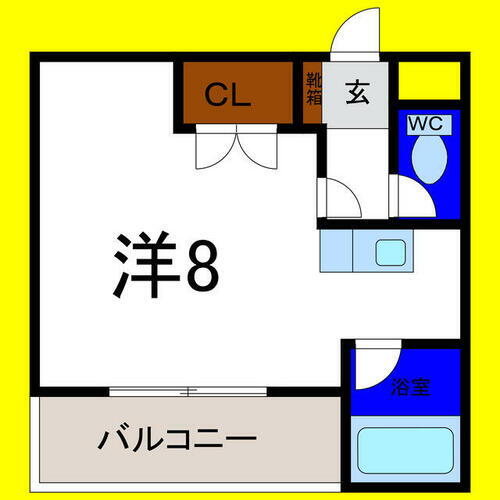 ピュアメゾン阿部 2階 ワンルーム 賃貸物件詳細