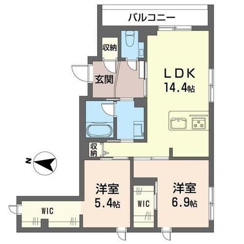 フレシア練馬桜台 3階 2LDK 賃貸物件詳細