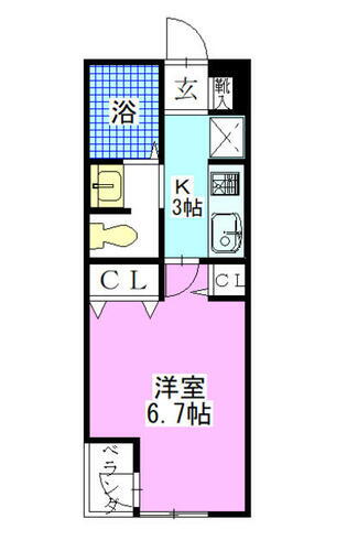 千葉県市川市香取２丁目 行徳駅 1K マンション 賃貸物件詳細