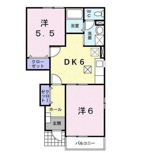 栃木県宇都宮市今宮４丁目 宇都宮駅 2DK アパート 賃貸物件詳細