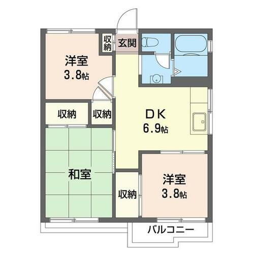 神奈川県藤沢市大庭 辻堂駅 3DK アパート 賃貸物件詳細