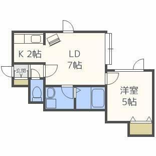 北海道札幌市北区新琴似四条６丁目 新琴似駅 1LDK アパート 賃貸物件詳細