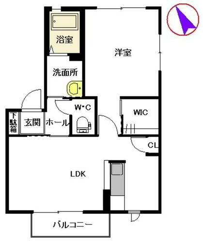 熊本県八代市千丁町古閑出 1LDK アパート 賃貸物件詳細