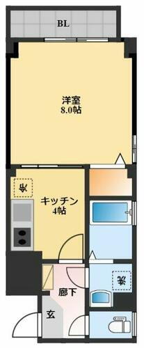 長崎県長崎市本原町 岩屋橋駅 1K マンション 賃貸物件詳細