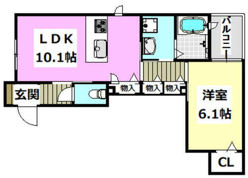 ＭＡ　ＰＥＲＬＥ 1階 1LDK 賃貸物件詳細